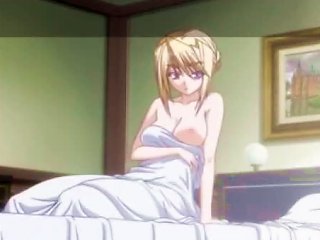 Anime Chick Wakes Up In The Morning And Puts Her Bathrobe On Teen Video